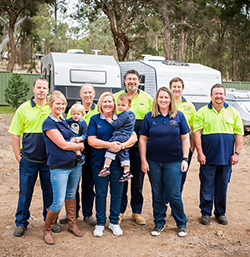 Paul Tall Caravan and RV repairs team